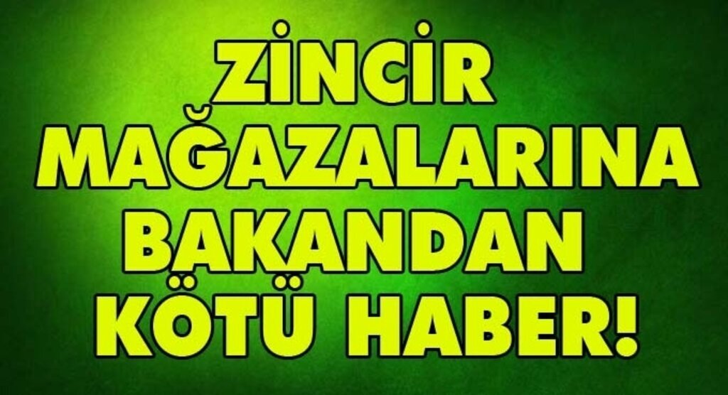 Bakan Tüfenkçi: 2 binin altındaki yerlerde mağaza açmasın