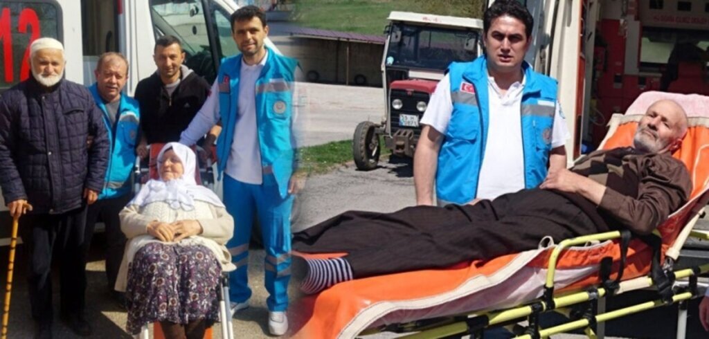 Bakıma muhtaç seçmenleri Halk Sağlığı Müdürlüğü taşıdı