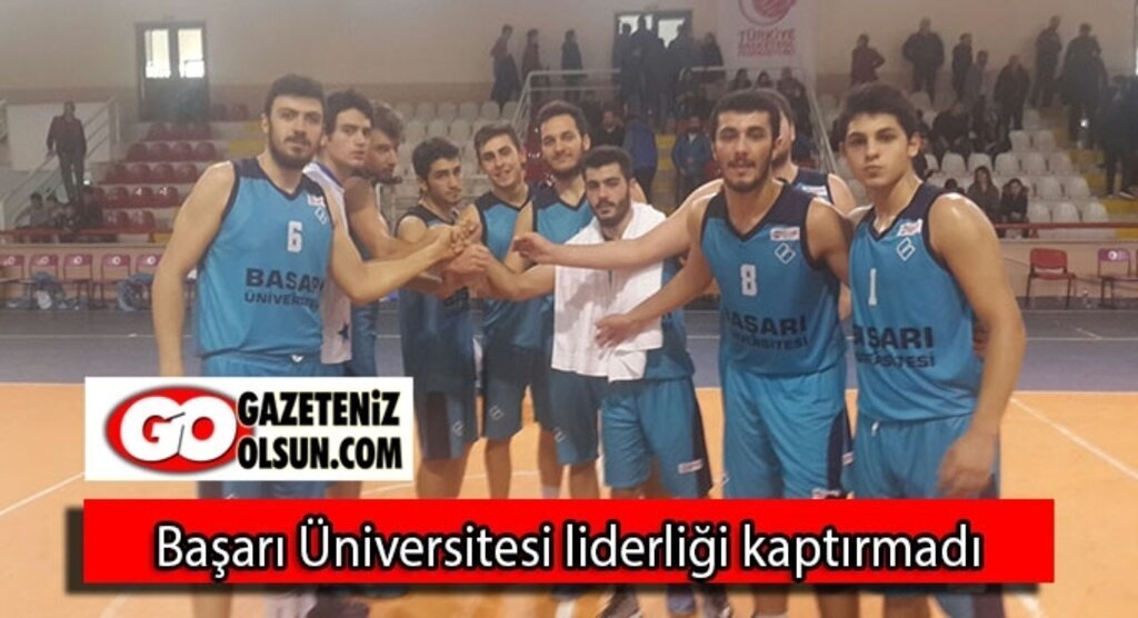 Başarı Üniversitesi liderliği kaptırmadı