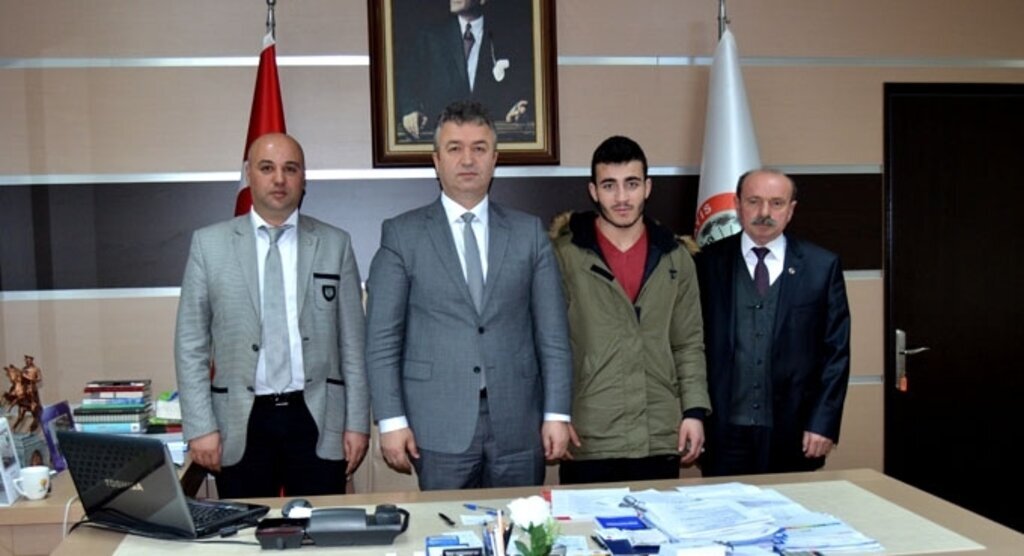 Başarılı Judocudan Başkan Topaloğlu’na ziyaret