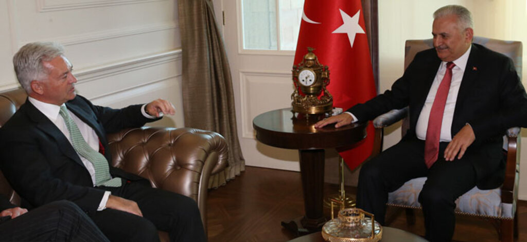 Başbakan Yıldırım Bakan Duncan'ı kabul etti