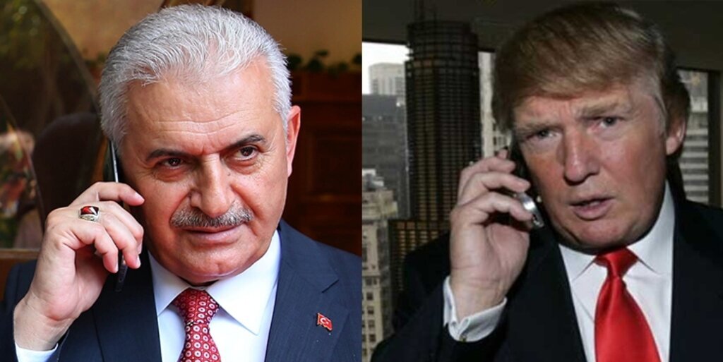 Başbakan Yıldırım'dan Donald Trump’a tebrik telefonu