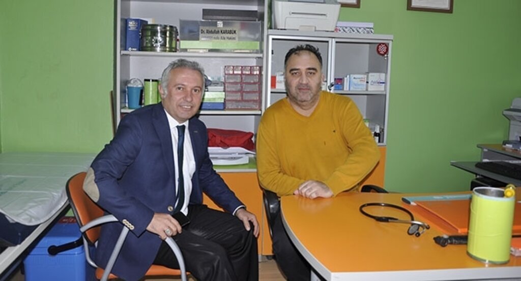 Başkan Belur'dan ilçedeki kamu ziyaretlerine devam ediyor