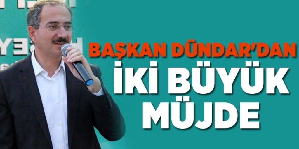 Başkan Dündar’dan Yeşilırmak mahallesine iki müjde birden