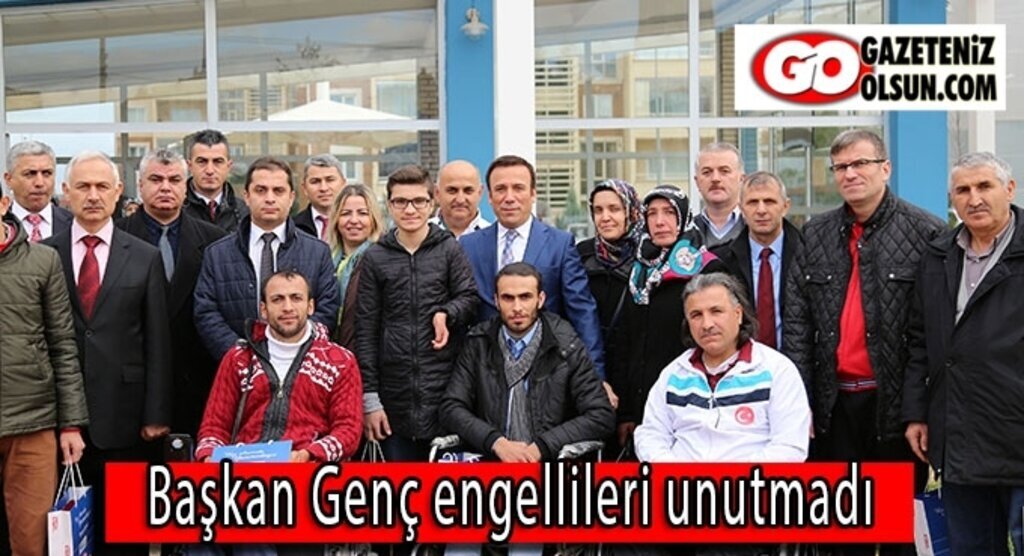 Başkan Genç engellileri unutmadı