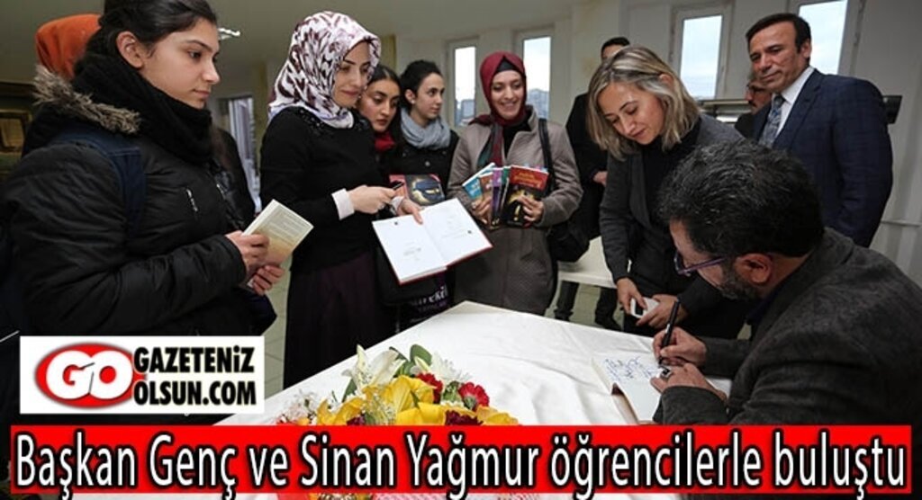 Başkan Genç ve Sinan Yağmur öğrencilerle buluştu
