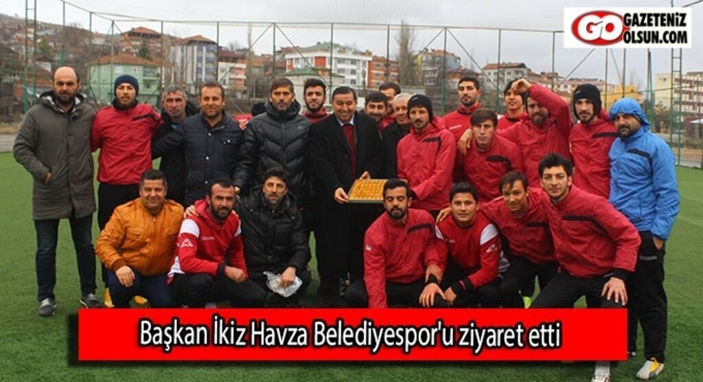 Başkan İkiz Havza Belediyespor'u ziyaret etti