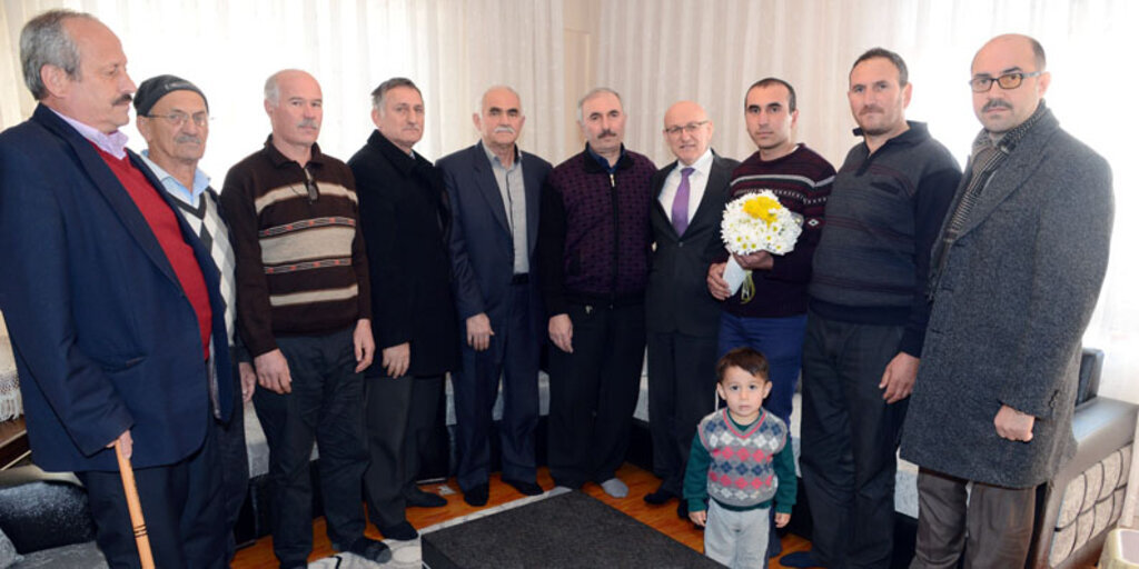 Başkan Kul’dan yaralı askere geçmiş olsun ziyareti