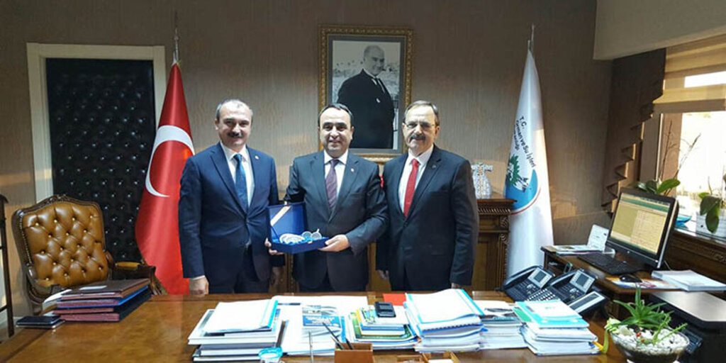 Başkan Şahin Bafra için Ankara’da