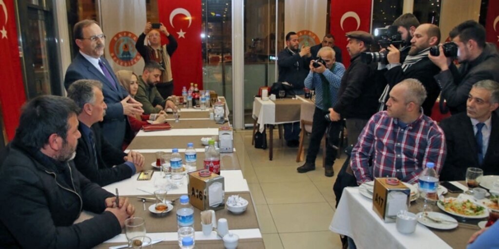 Başkan Şahin basın mensuplarıyla biraraya geldi