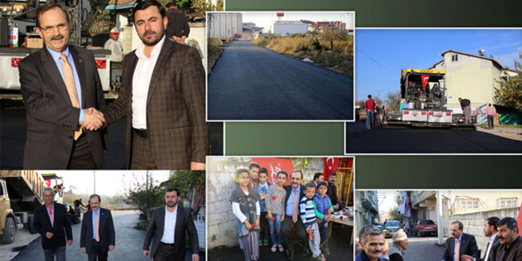 Başkan Şahin: İlçenin dört bir yanını asfaltlıyoruz