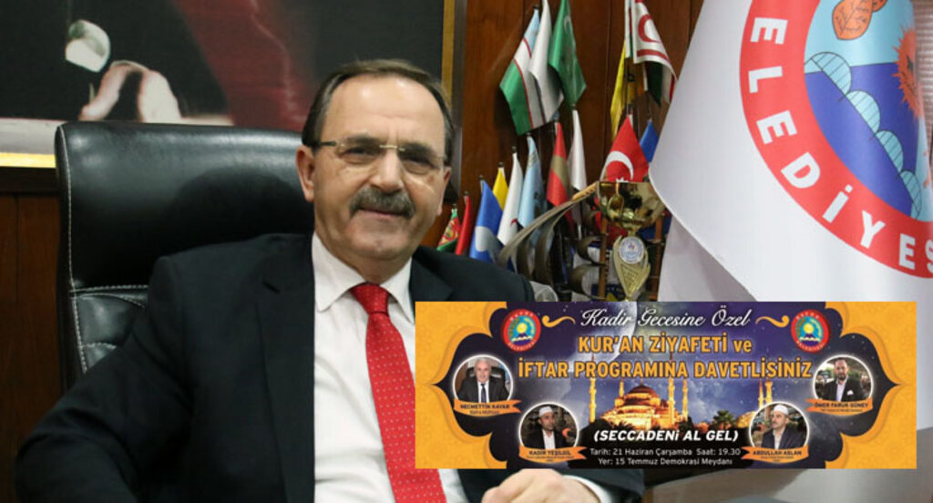 Başkan Şahin'den Kadir Gecesi daveti