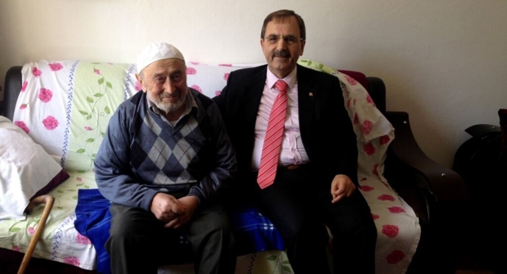 Başkan Şahin’den Mustafa Erdin’e ziyaret