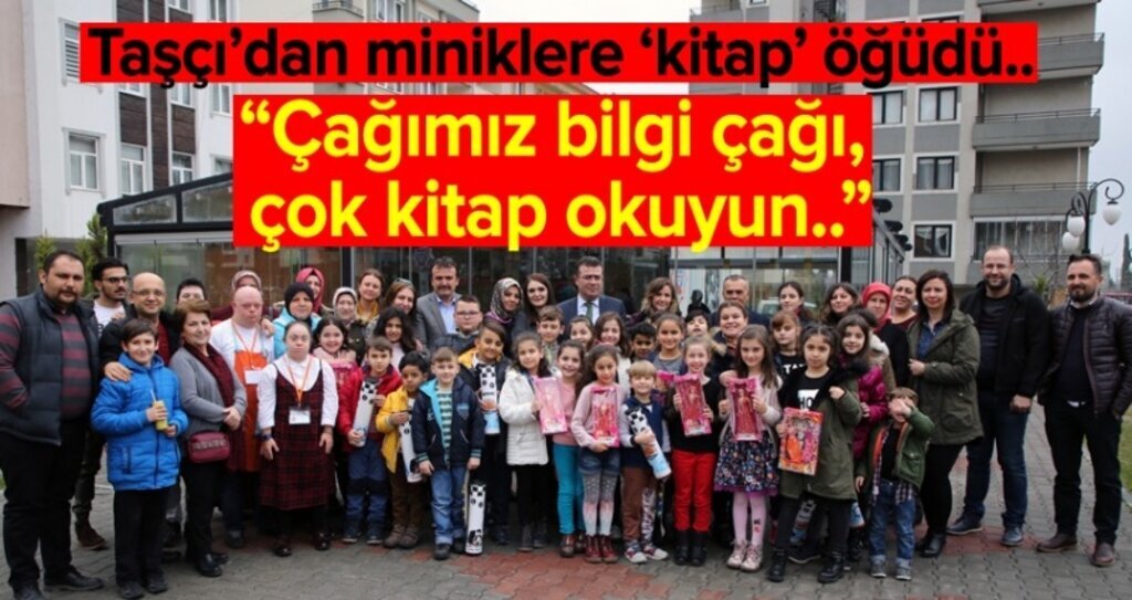 Başkan Taşçı’dan öğrencilere ‘kitap’ öğüdü
