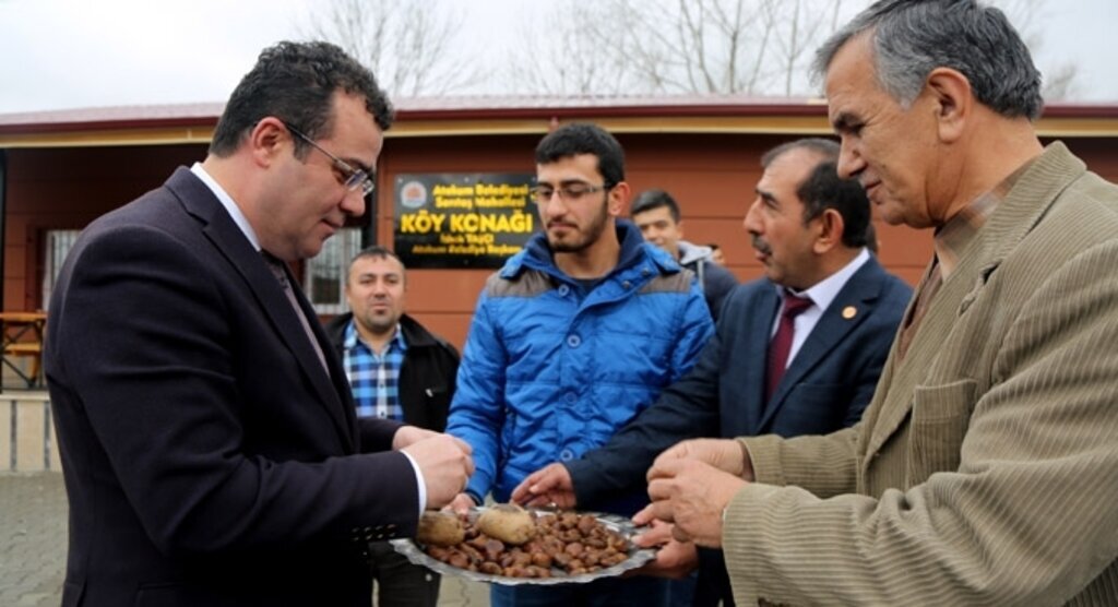 Başkan Taşçı’yı Köy Konağında ağırladılar