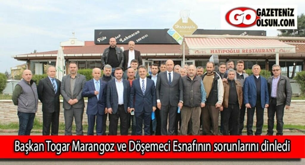 Başkan Togar Marangoz ve Döşemeci Esnafının sorunlarını dinledi
