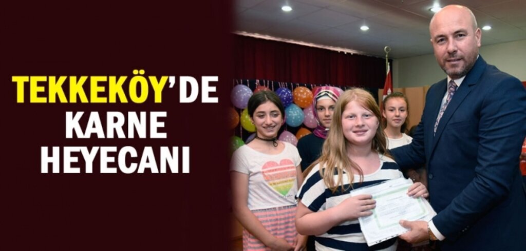 Başkan Togar öğrencilerin karne heyecanına ortak oldu