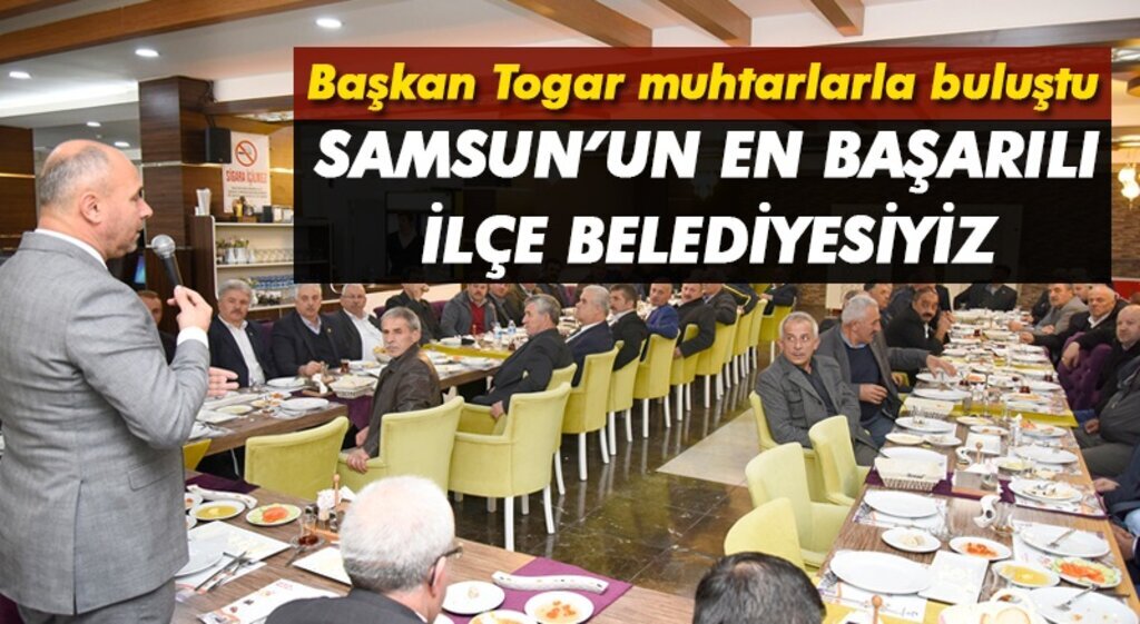 Başkan Togar: 'Samsun’un en başarılı ilçe belediyesiyiz'