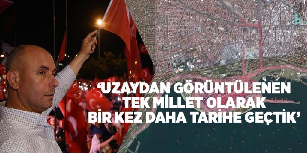 Başkan Togar: ‘Uzaydan görüntülenen tek Millet olarak bir kez daha tarihe geçtik’
