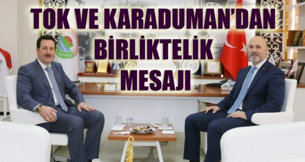 Başkan Tok: 2019 yolunda el ele ilerleyeceğiz