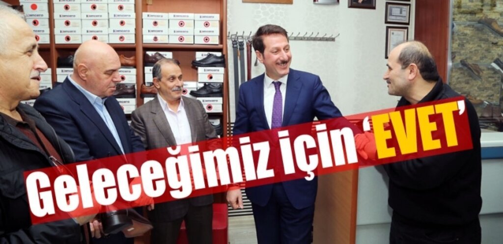 Başkan Tok, 'Evet' için kapı kapı geziyor