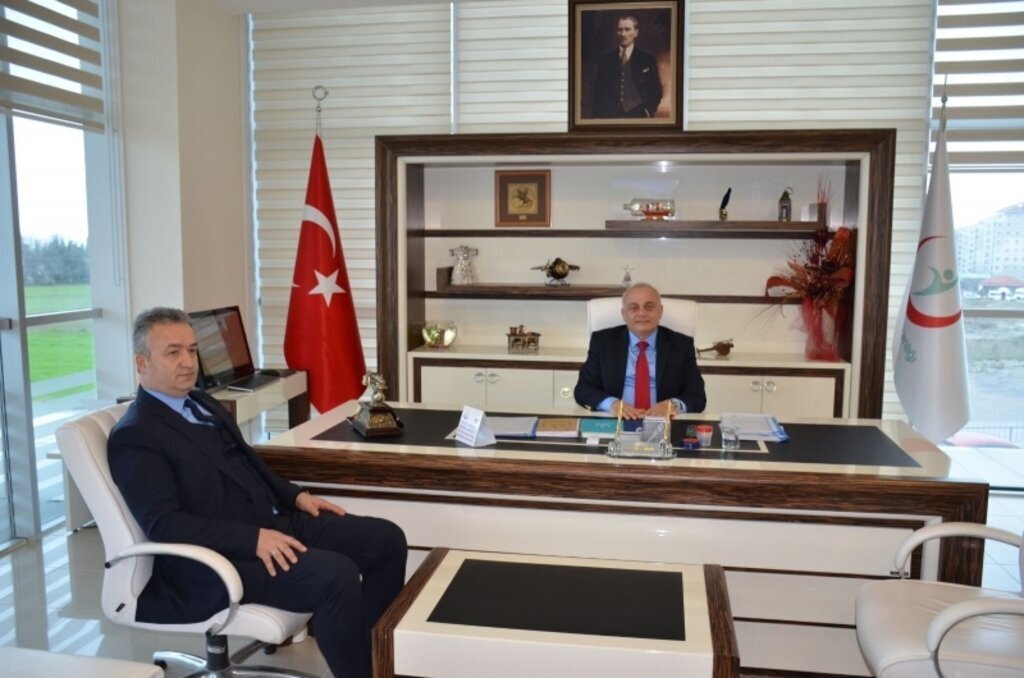 Başkan Topaloğlu'ndan Başhekim İsmailoğlu'na ziyaret