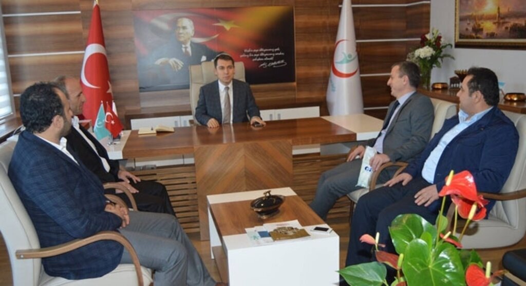 Başkan Varol'dan Genel Sekreter Mehel'e ziyaret