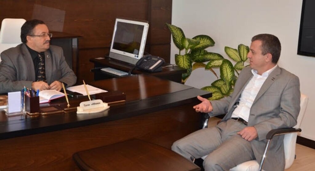 Başkan Varol'dan Kaymakam Atlamaz'a 'hayırlı olsun' ziyareti