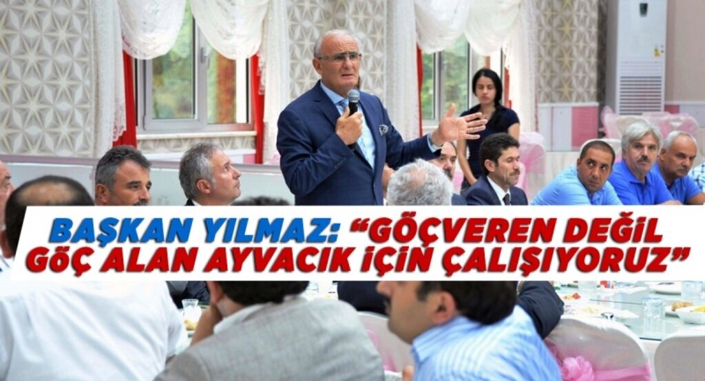Başkan Yılmaz: ‘Göç veren değil göç alan Ayvacık için çalışıyoruz’