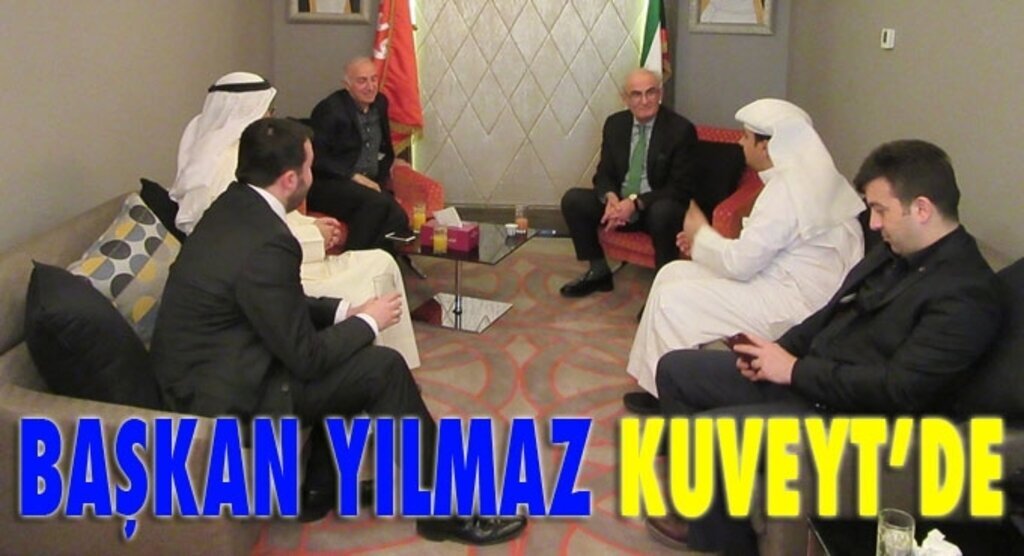 Başkan Yılmaz Kuveyt’in önde gelen iş adamları ile biraraya geldi