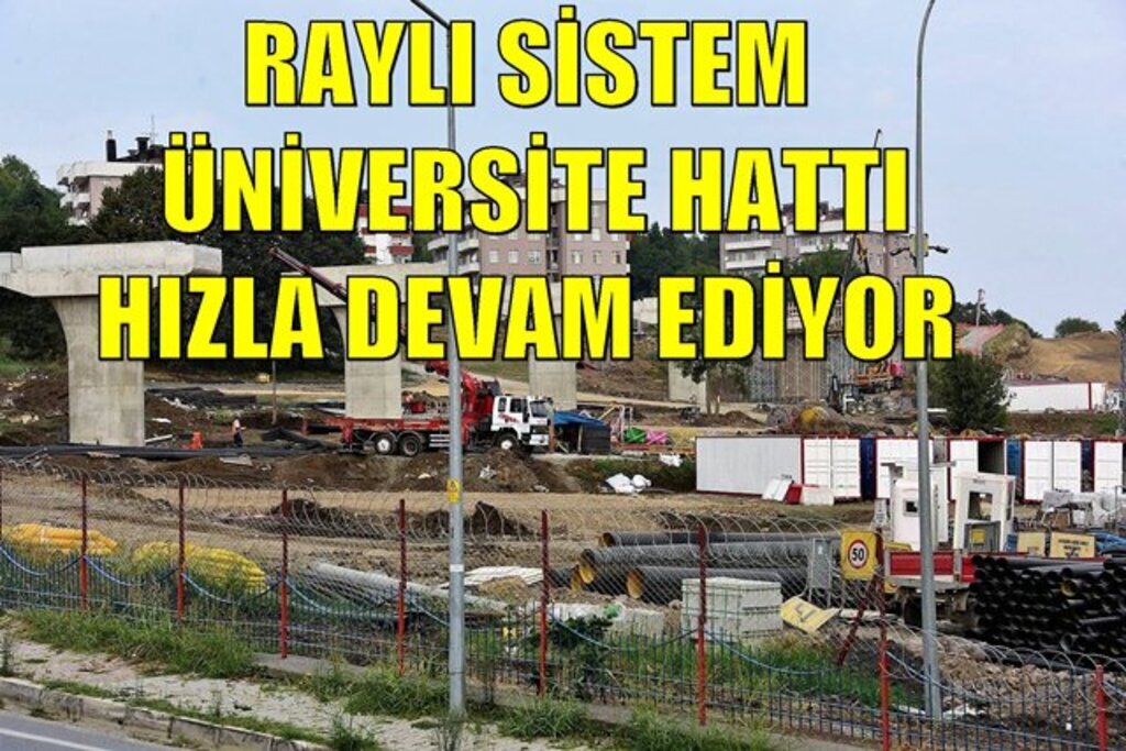 Başkan Yılmaz: Raylı Sistem Üniversite Hattı Çalışmalarını İnceledi