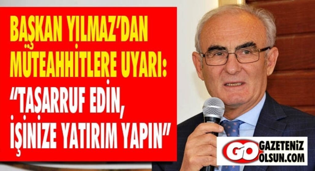 Başkan Yılmaz Samsunlu müteahhitlerle biraraya geldi