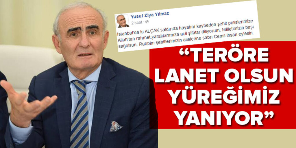 Başkan Yılmaz: ‘Teröre lanet olsun yüreğimiz yanıyor’