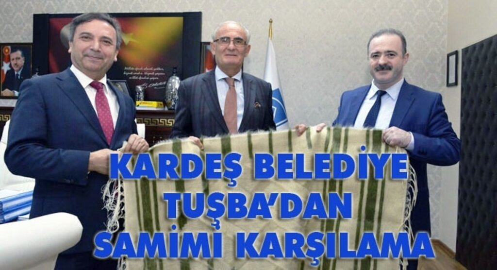 Başkan Yılmaz ve bareberindeki heyet Van'da
