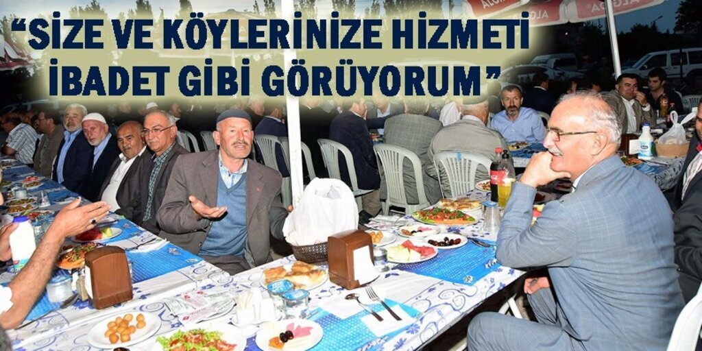 Başkan Yılmaz Vezirköprülü muhtarlarla iftar sofrasında buluştu