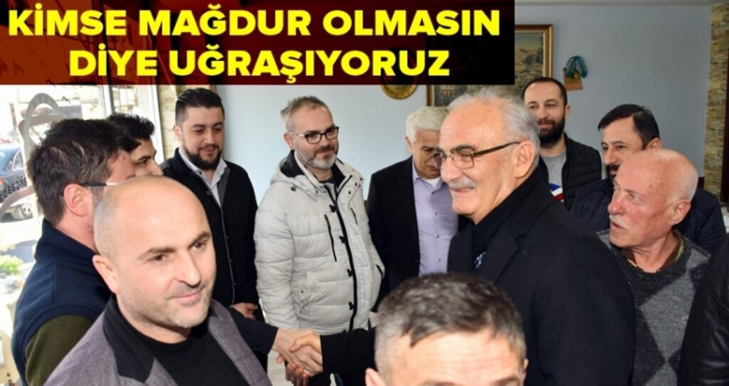 Başkan Yılmaz’dan Gülsan Sanayii esnafına ortak akıl çağrısı