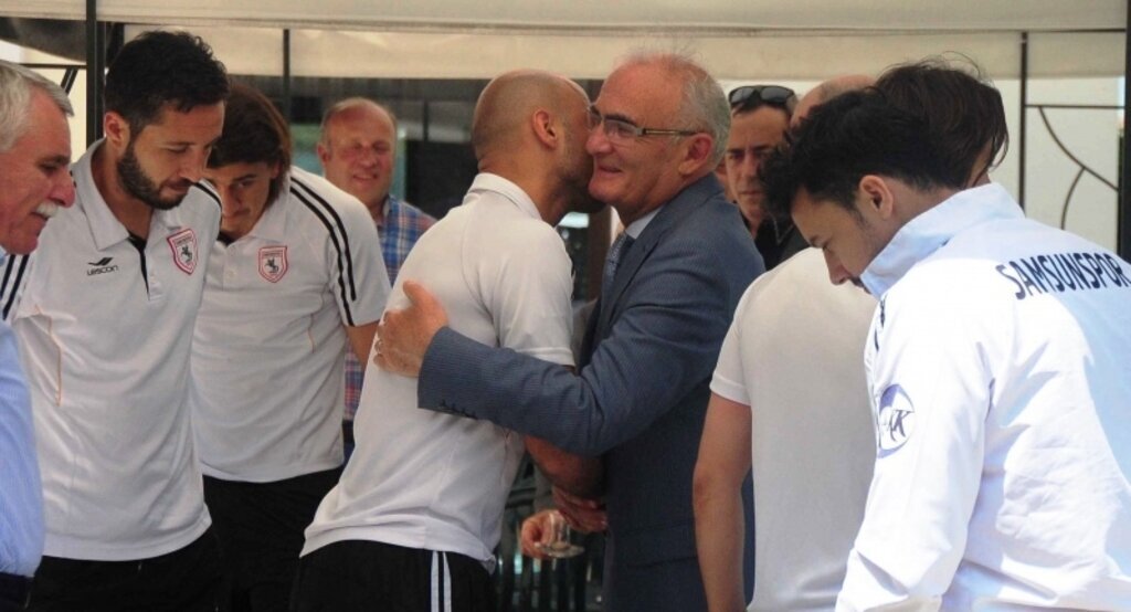 Başkan Yılmaz’dan Samsunspor kampı’na moral ziyareti