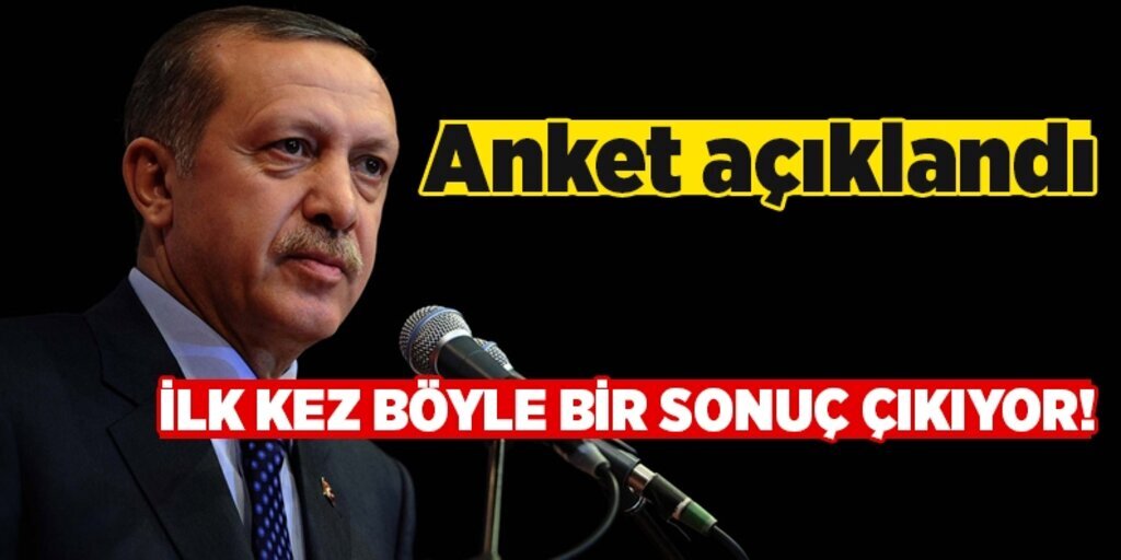 Başkanlık anketinden ilk kez böyle bir sonuç çıktı