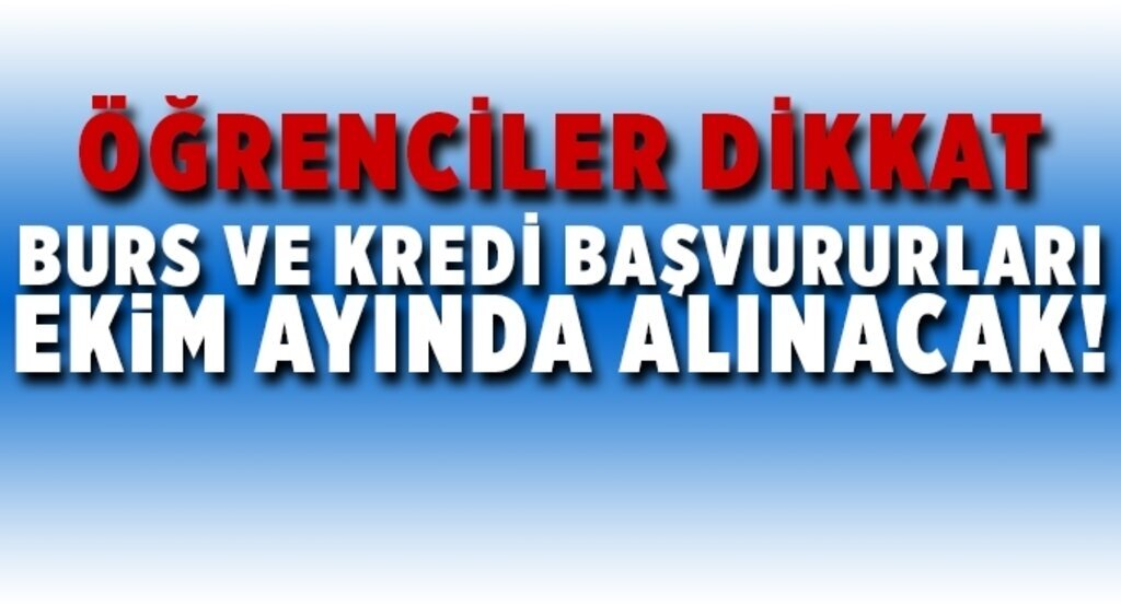 Başvurular Ekim ayında, ödemeler ise Ocak ayında yapılacak