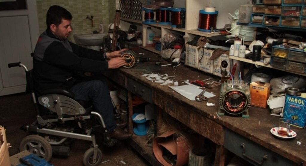 Bedensel engeli hayatına engel olmadı