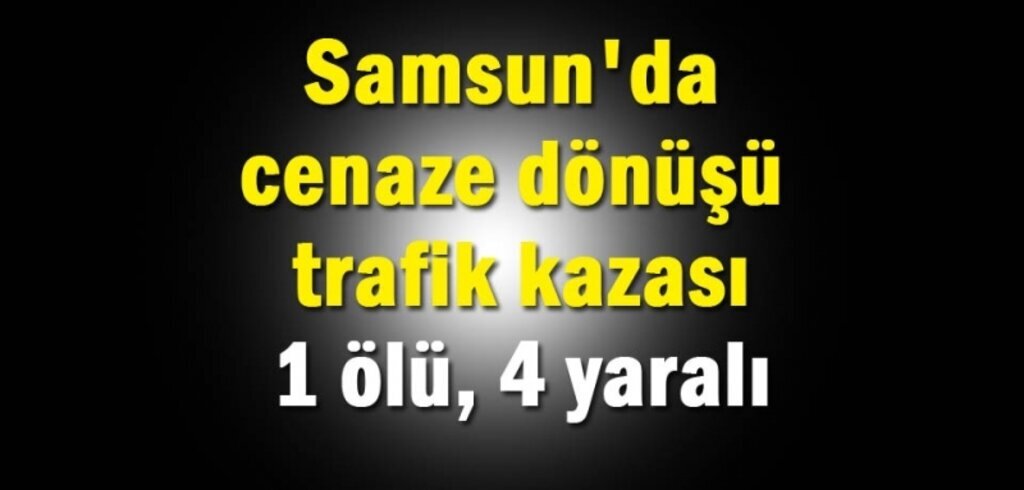 Belediye Başkanı'nın kardeşi Terme'de kaza yaptı