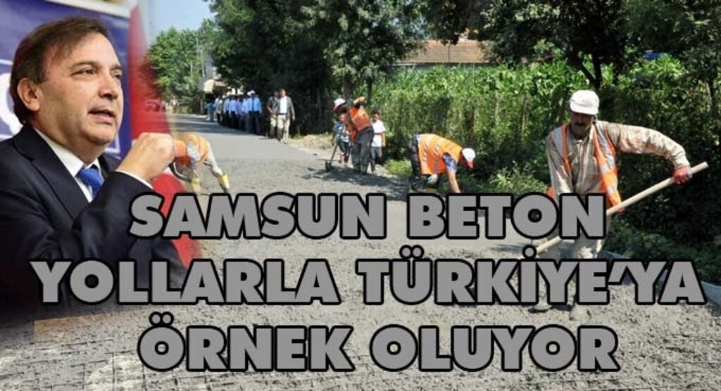 Beton yol uygulaması yolların ömrünü uzatıyor