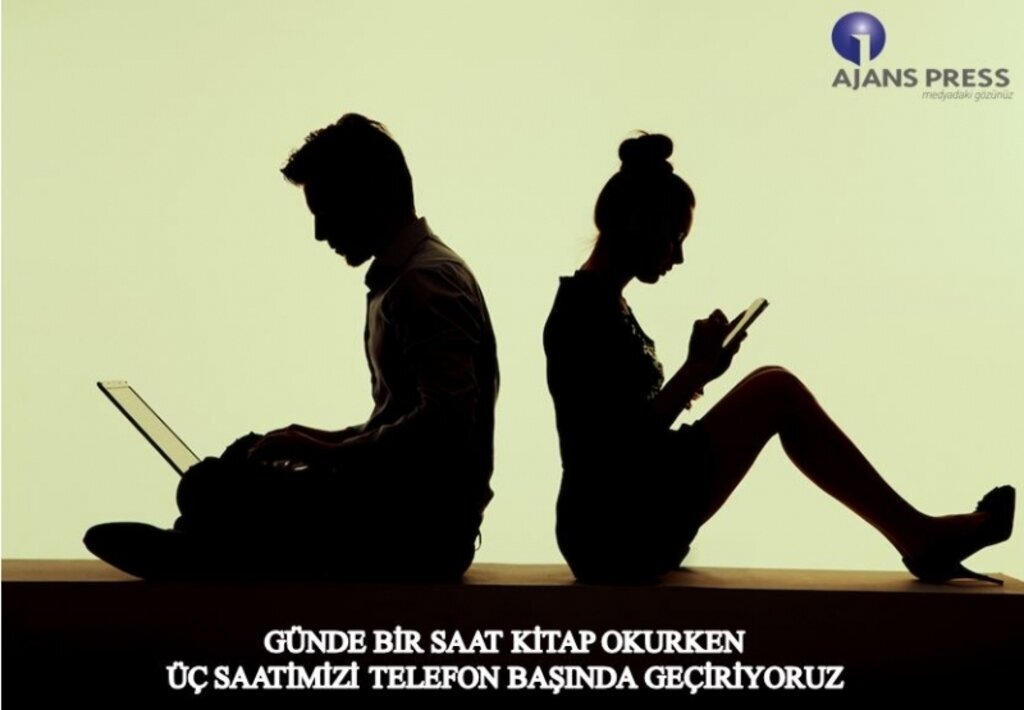 Bir dakika kitaba, 3 saat telefona!