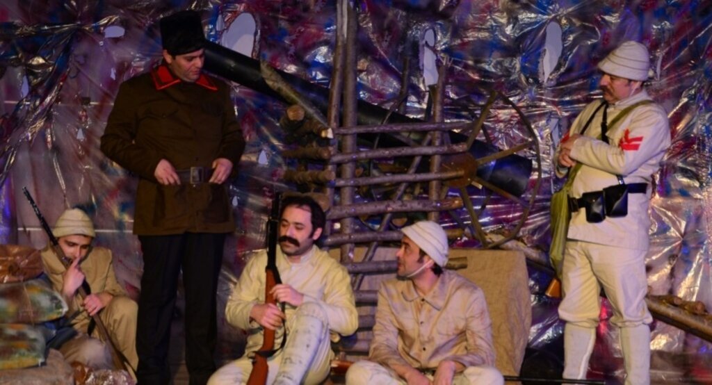 'Bir Kahramanlık Destanı' adlı oyun Gümüşhacıköy'de sahnelendi