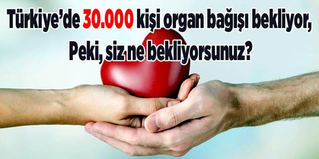 Bir organ, bir hayat! Bir hayat, tüm insanlığı kurtarıyor!