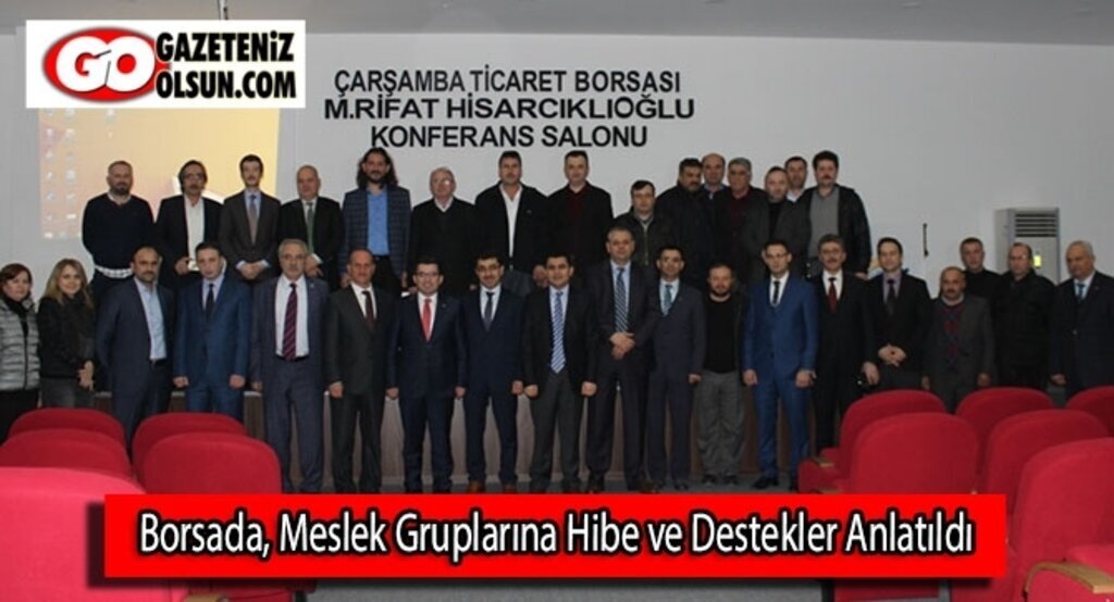 Borsada, Meslek Gruplarına Hibe ve Destekler anlatıldı