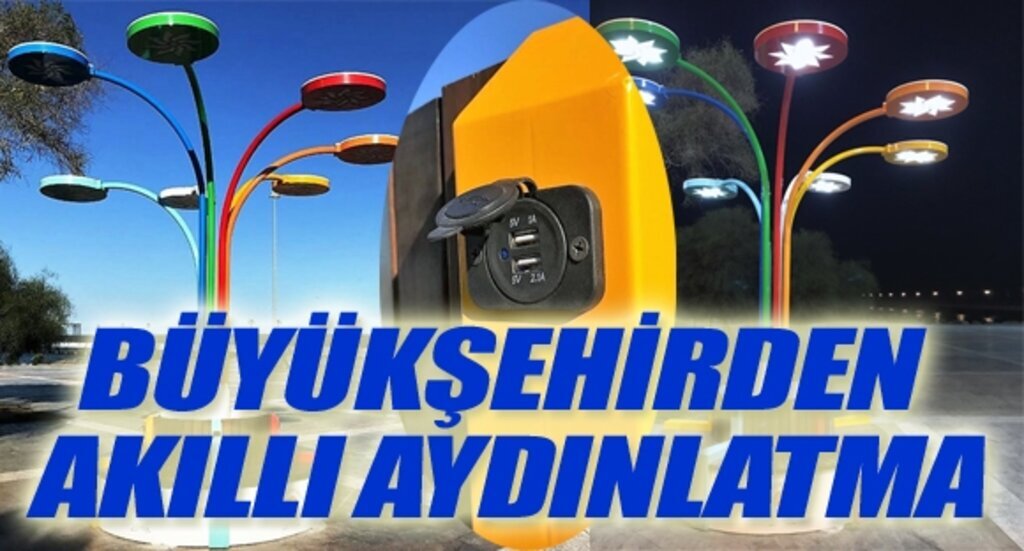 Bu ışıklar hem aydınlatıyor, hem de şarj ediyor!