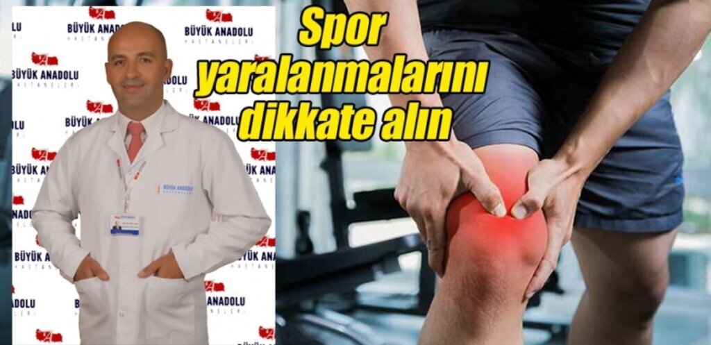 Büyük Anadolu Hastaneleri'nden spor yaralanmaları uyarısı