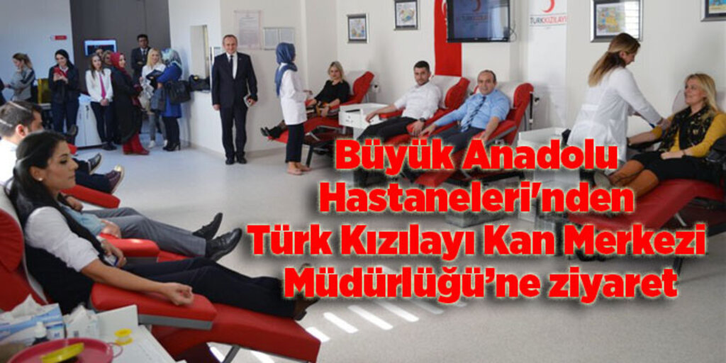 Büyük Anadolu Hastaneleri'den kan bağışına destek