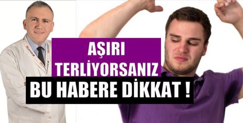 Büyük Anadolu Hastanesi Aşırı terleme hastalık habercisi olabilir